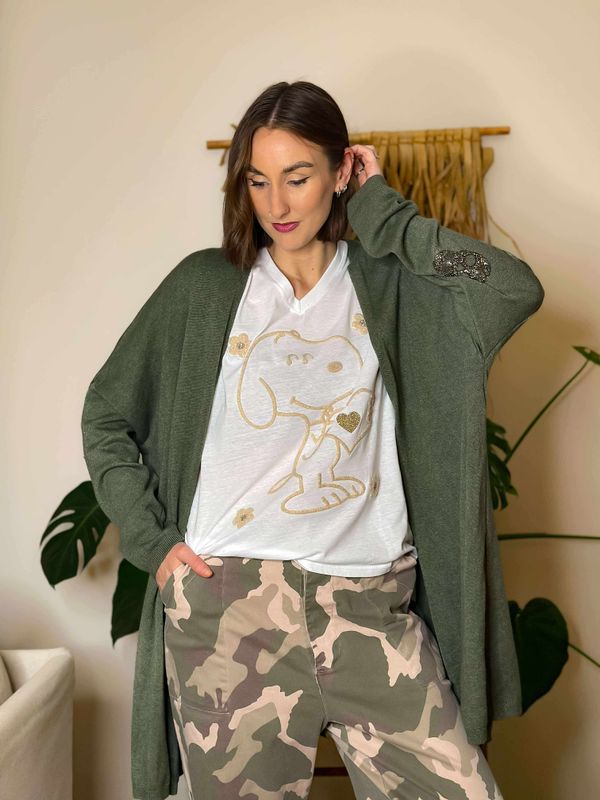 Skull Viscose Cardigan
