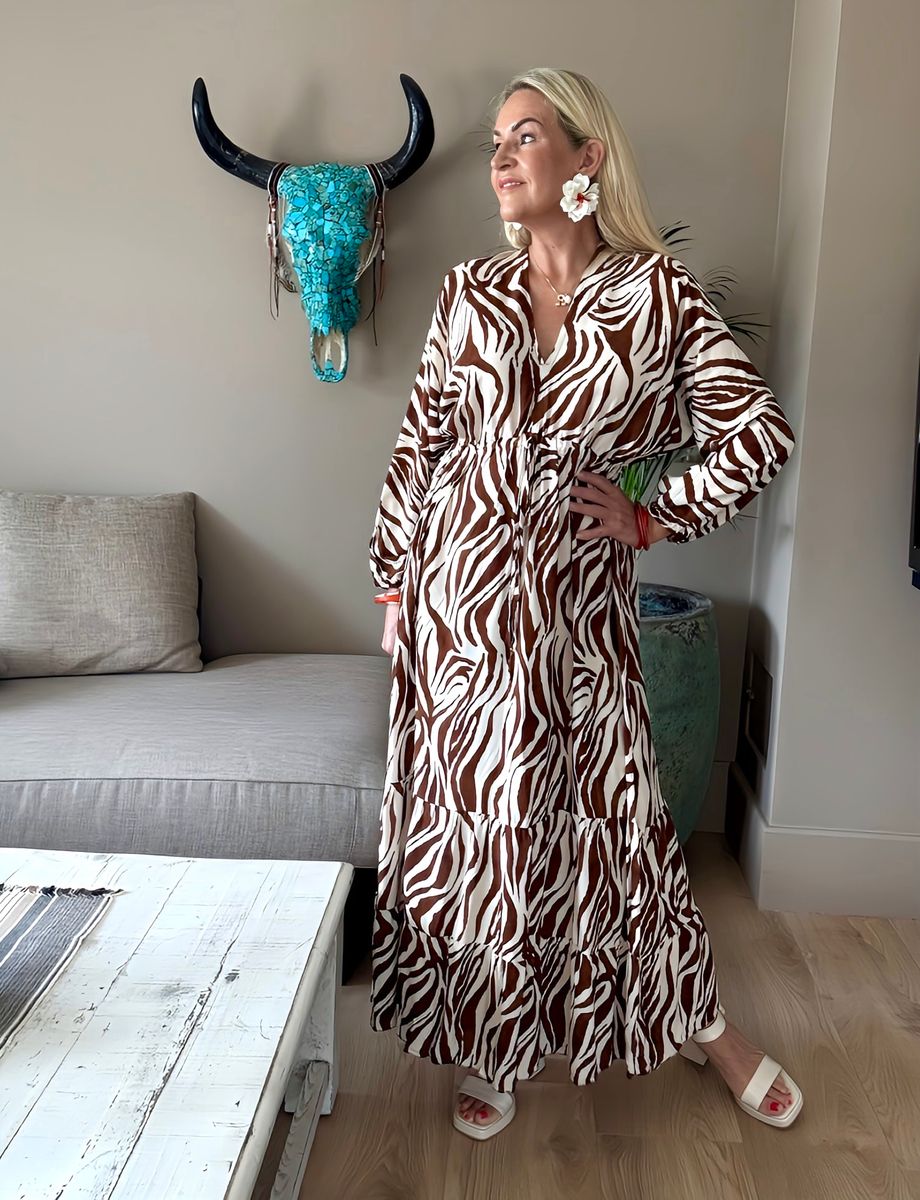 Zebra Butterfly Dress