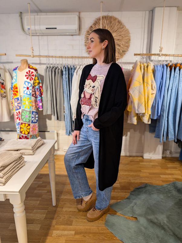 Long Viscose Cardigan