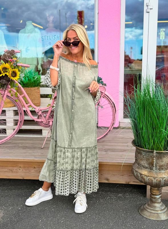 April Stone Washed Dress