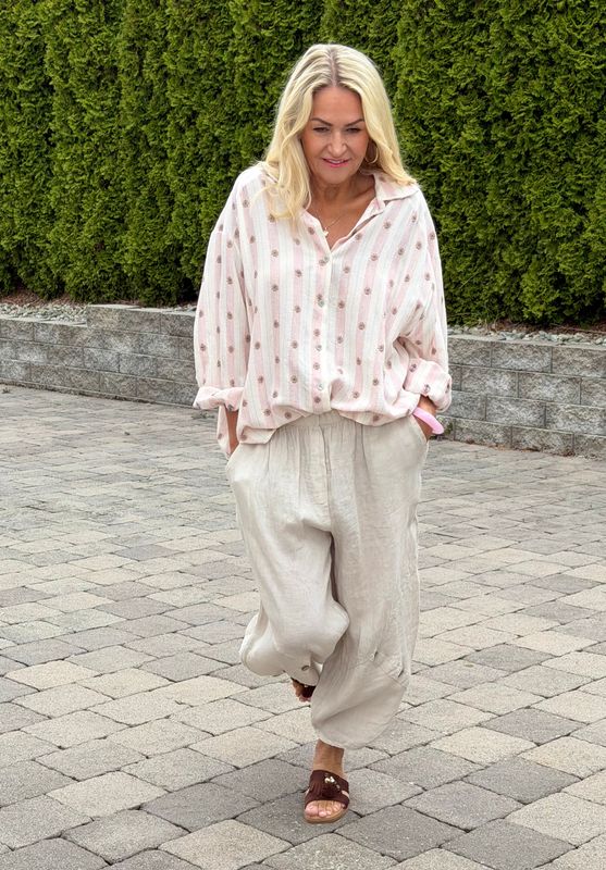 Comfy Linen Culotte Pant