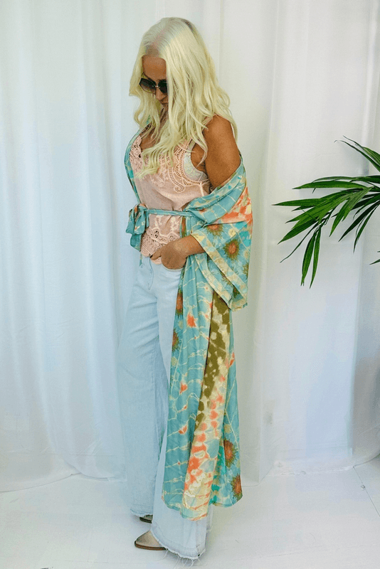 Bree Kimono Sunny Turqouise 