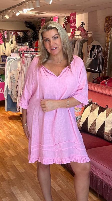 Lily Linen Dress
