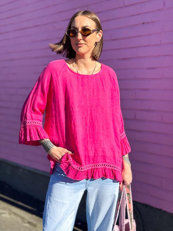 Mali Linen Top