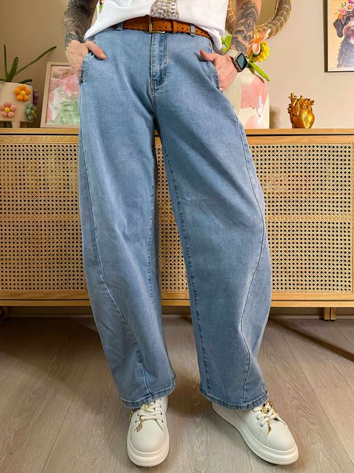 Hovedbilde Barrel Belted Jeans