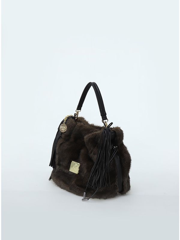 Fuzzy Hand Bag Pho Firenze