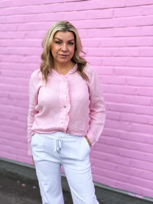 Mary Linen Blouse Love Forever