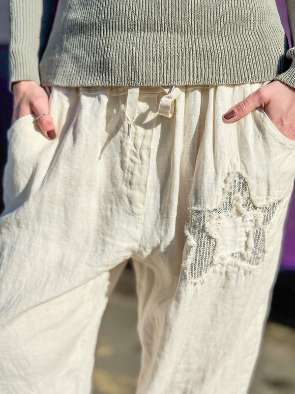 Star Linen Pant