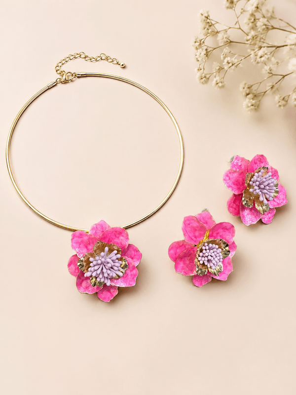 Flower Jewelry Set
