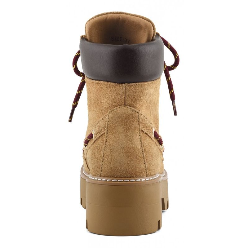 Lace Up Suede Boots Colors Of California