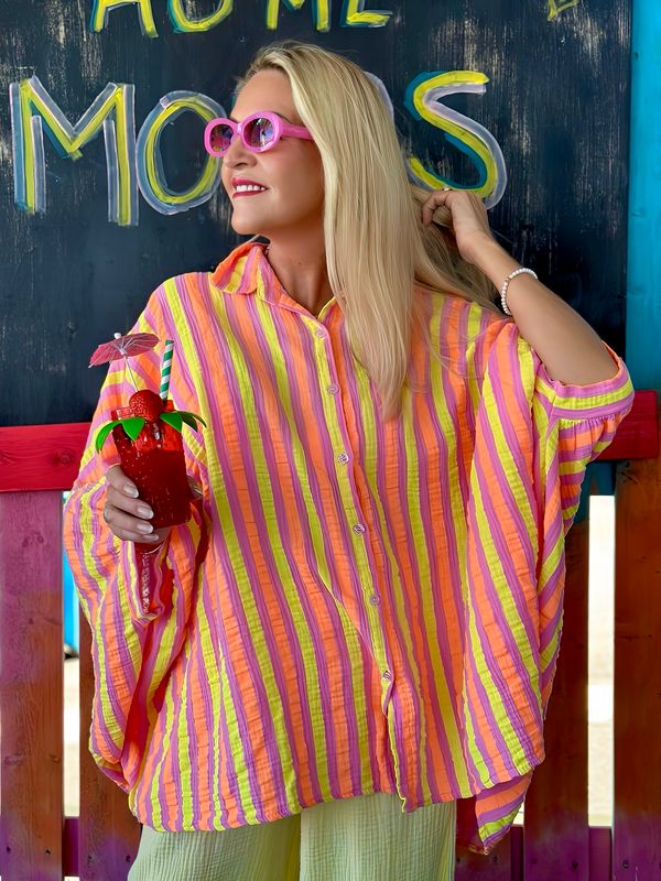 Stripe Oversized Shirt