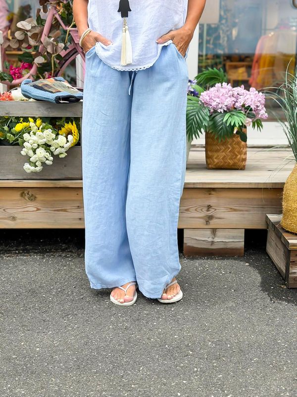 Mette Linen Pant Love Forever
