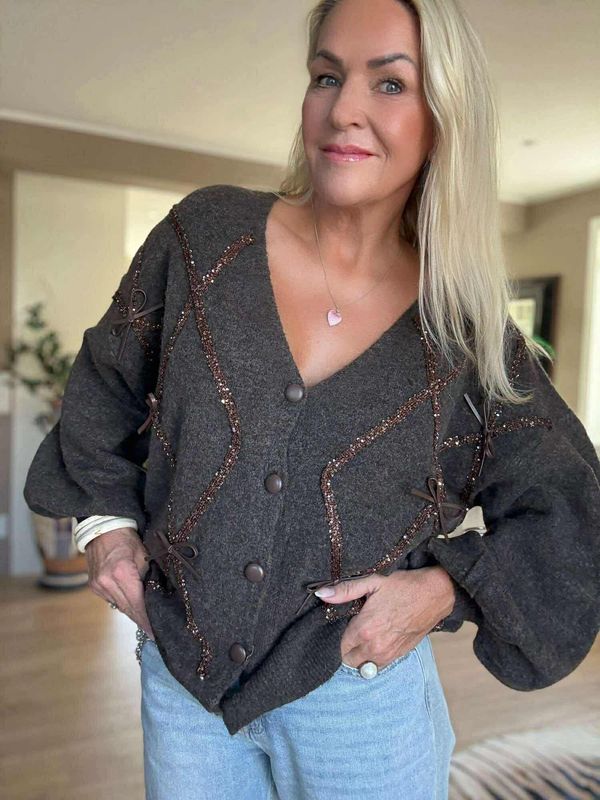 Bow Cardigan 