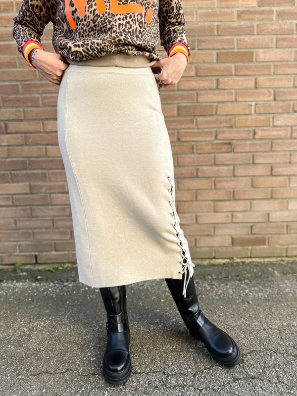 Midi Knit Skirt Miss Goodlife