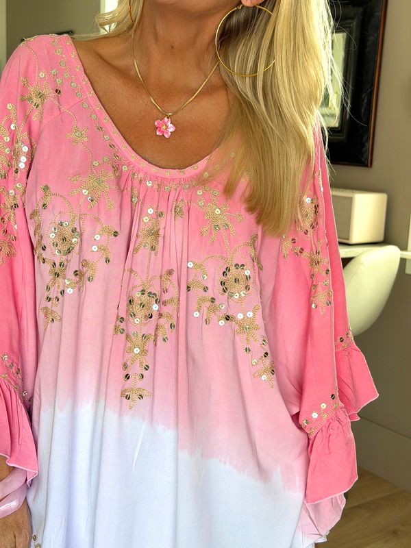 Bologna Pink Poncho Tarifa Soul